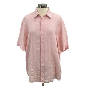 BANANA REPUBLIC Pink Button Up Shirt XL